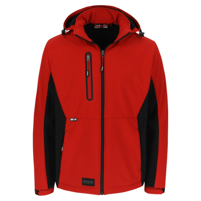 TRYSTAN SOFT SHELL JACKET RED/BLACK Image