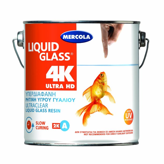 Mercola Υγρό Γυαλί Liquid Glass 4K (Α+Β) Image